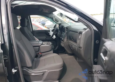 2025 Chevrolet Silverado 1500 2Wd Standard Bed Custom из США, поврежденный, VIN 1GCRABEK7SZ156285